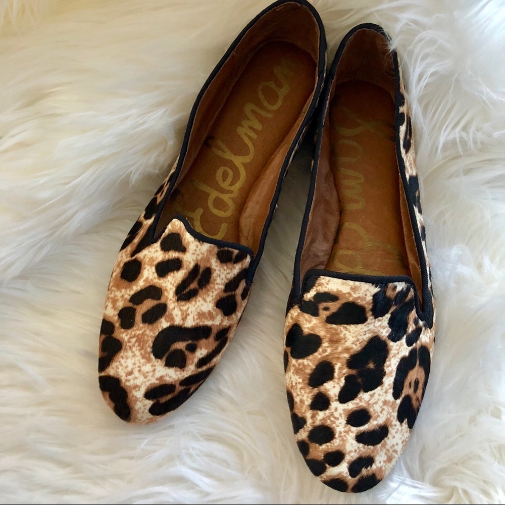 Sam Edelman Alvin Snow Leopard/ Cheetah Loafers